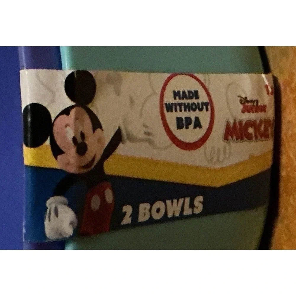 Disney Junior Mickey And Minnie Mouse Set Of 4 Bowls, New